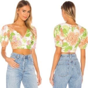 Song of Style floral crop top